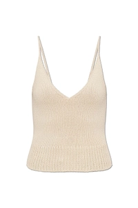 Re/Done Millie Ribbed Knit Cami Top