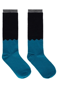 Redvalentino Color-Blocked Knitted Socks