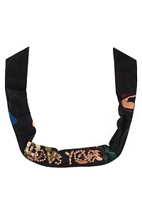 Redvalentino Floral-Detailed Embellished Headband