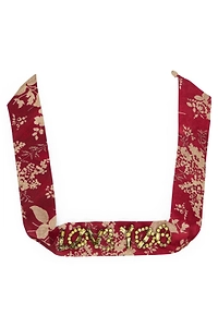 Redvalentino Floral Pattern Embellished Headband