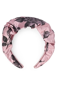 Redvalentino Floral-Printed Padded Headband