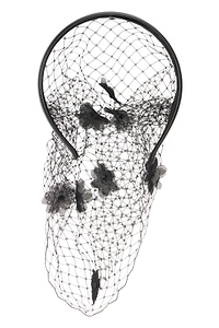 Redvalentino Flower Plaque Headband