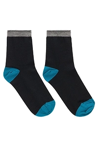Redvalentino Intarsia-Knit Two-Toned Socks