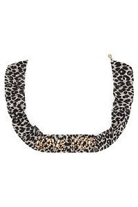Redvalentino Leopard-Printed Embellished Headband