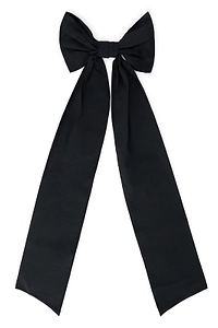 Redvalentino Satin Bow Hair Clip