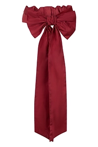 Redvalentino Satin Bow Tie