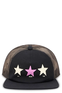 Redvalentino Star Printed Mesh Baseball Cap