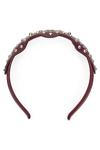 Redvalentino Stud-Embellished Headband