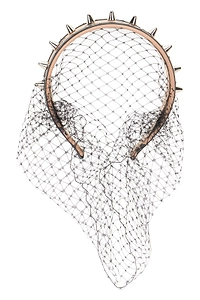 Redvalentino Stud Embellished Net-Detail Hairband