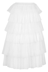 Redvalentino Tulle Midi Skirt