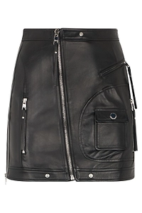 Redvalentino Zipped Mini Skirt