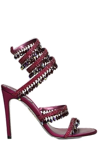 René Caovilla Chandelier Embellished Sandals