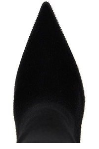 René Caovilla Embellished Knitted Boots