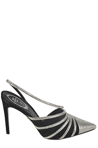 René Caovilla Embellished Slingback Pumps