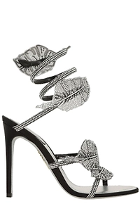 René Caovilla Leaf Embellished Heeled Sandals