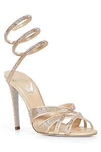 Rene Caovilla Dania Embellished Heeled Sandals