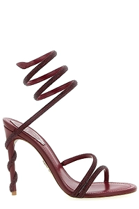 Rene Caovilla Margot Embellished Spiral Heeled Sandals