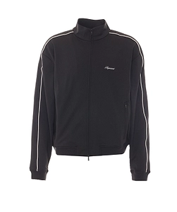 Represent Logo Embroidered Zipped Sweatshirt