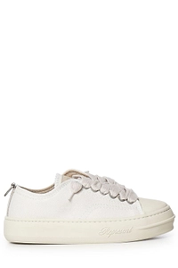 Represent Textured Canvas Low-Top Sneakers