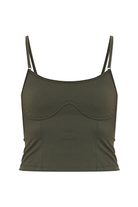 Rethinkit Studios Fitted Strappy Crop Top