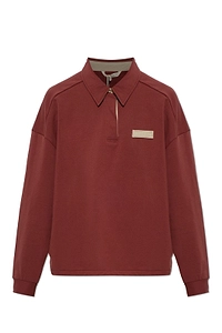 Rethinkit Studios Oversized Polo Top