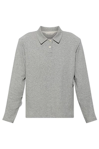 Rethinkit Studios Shoulder Pad Long Sleeve Polo Top