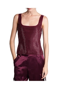 Retrofete Sleeveless Embellished Top