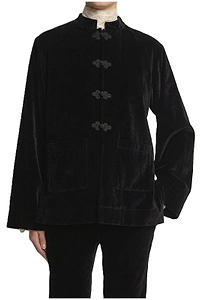 RÓHe Pankou Closure Velvet Jacket