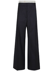 RÓHe Pleated Straight Leg Pants