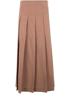 RÓHe Pleated Midi Skirt