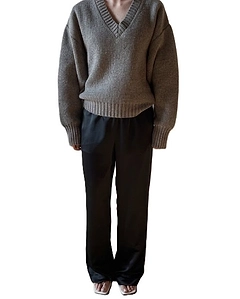 RÓHe Relaxed Fit Satin Trousers