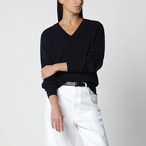 RÓHe V-Neck Knitted Jumper