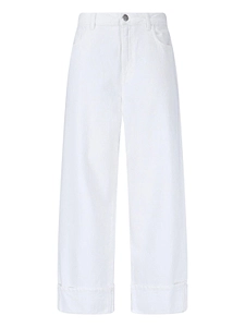 RÓHe Wide-Leg Cuffed Jeans