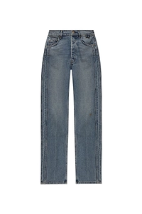 Rhude High-Rise Straight-Leg Jeans