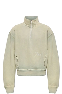 Rhude Half-Zip Logo Sweatshirt