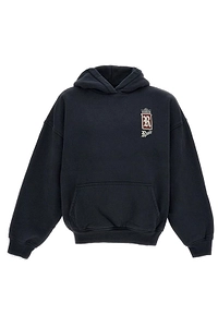 Rhude Logo Detailed Hoodie