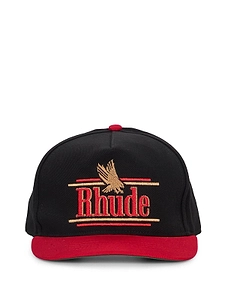 Rhude Logo-Embroidered Curved Peak Hat