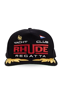Rhude Logo Emroidered Flat Peak Baseball Cap