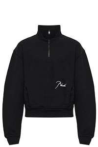 Rhude Logo Half-Zip Sweatshirt
