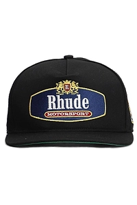 Rhude Logo-Patch Curved Peak Baseball Cap