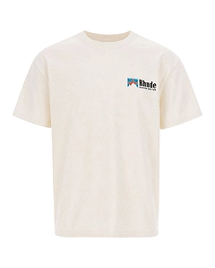 Rhude Logo Printed Crewneck T-Shirt
