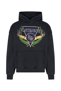 Rhude Logo Printed Long-Sleeved Hoodie