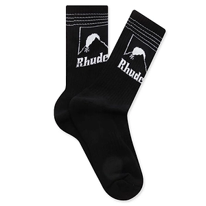Rhude Moonlight Outline Crew Socks