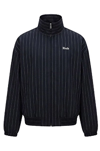 Rhude Pinstriped Zip-Up Track Jacket