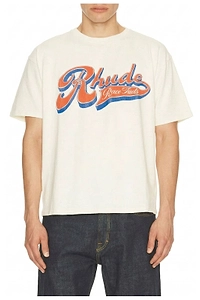 Rhude Pit Stop Crewneck T-Shirt