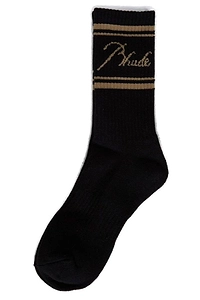 Rhude Script Logo Socks
