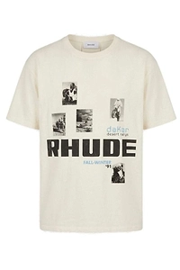 Rhude Short Sleeved Logo Printed T-Shirt