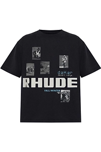 Rhude Short Sleeved Logo Printed T-Shirt