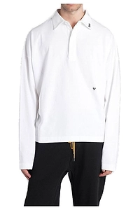 Rhude Straight Hem Logo Embroidered Polo Shirt