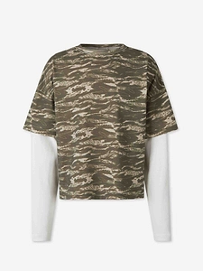 Rhude Tiger Camo Double-Layered T-Shirt